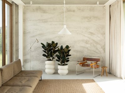 Amber Roll Linen White