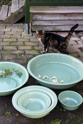 Zinkbalja Antikgrön