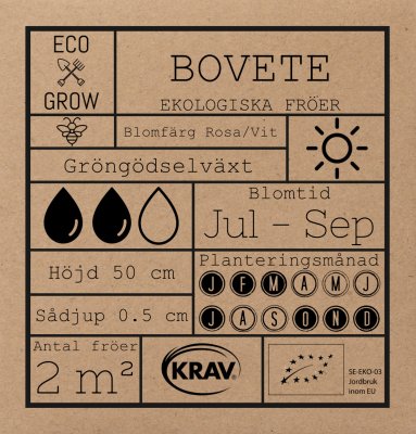 Bovete, Ekologisk