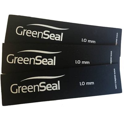 Gummiduk 1mm Bredd 5,02m per löpmeter