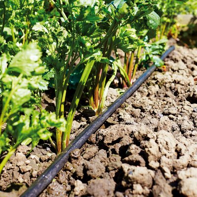 Irrigatia Solcellsdrivet Bevattningssystem Utbyggnadsset med Micro-Porous Hose