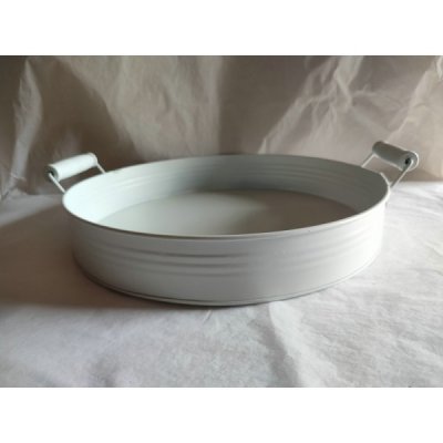 Zink Fat med Handtag 31x5cm